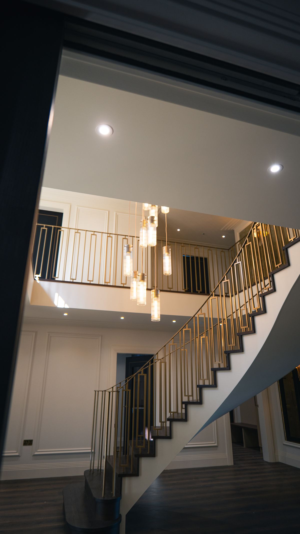 Hallway with scene lighting