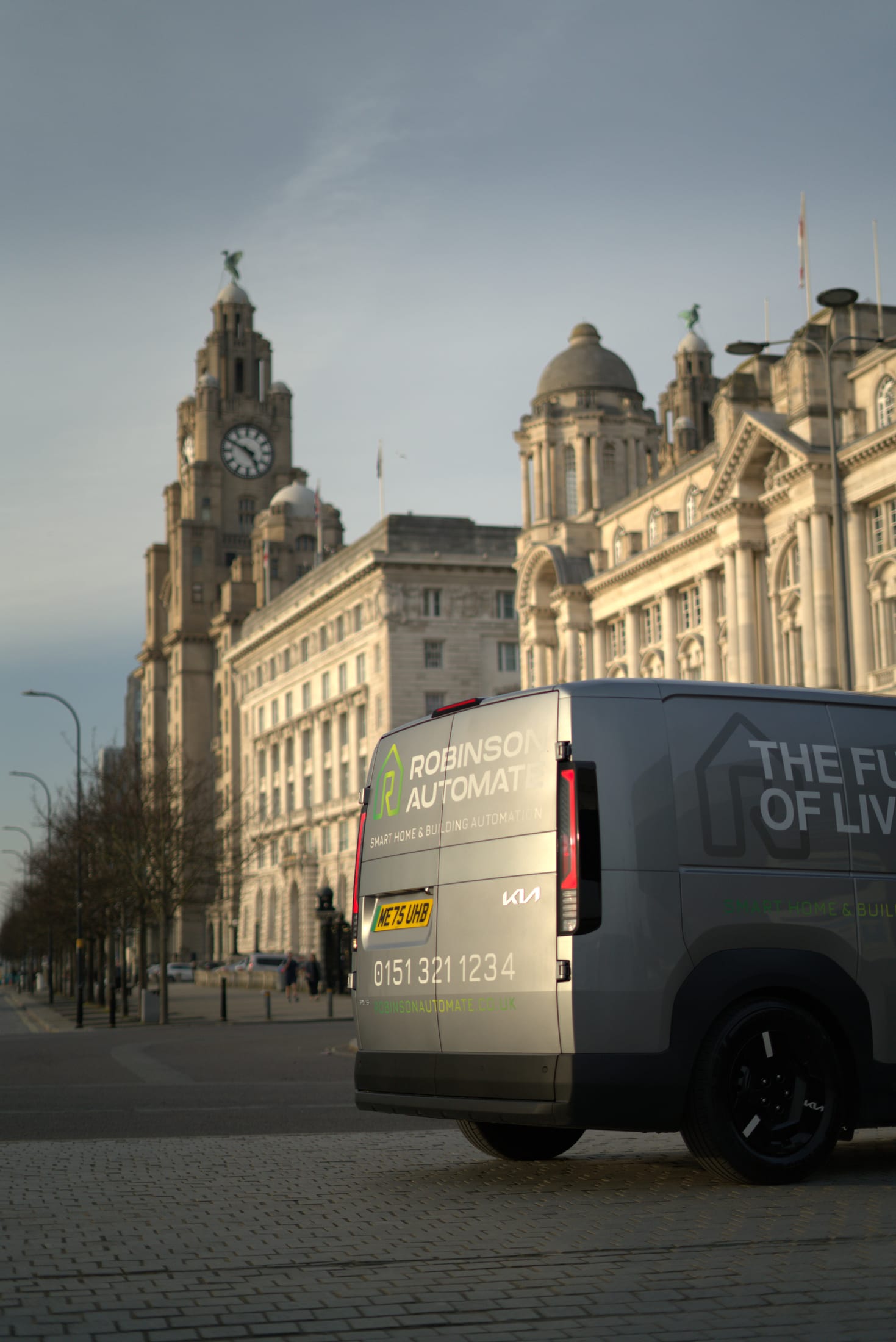 The Robinson Automate van on site